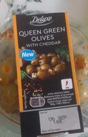 Serving suggest Deluxe QUEEN GREEN OLIVES WITH CHE