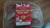 Extra lean diced beef