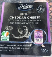 Irish cheddar cheese with the crafy brewing co.pale ale