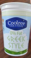 0 per cent fat natural yoghurt