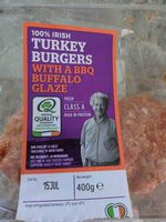 Turkey burger BBQ glaze