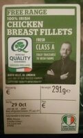 Fresh Class A, Irish free range chicken breast fillets