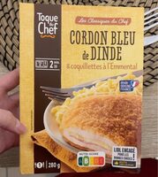 Cordon bleu de dinde et coquillette a l’emental