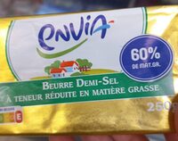 Beurre demi sel teneur réduite en matière grasse