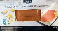 Cœur de filet de saumon de Norvège fumé