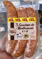3 saucisses de montbeliard
