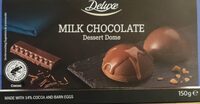 Milk chocolate dessert dome