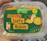 Veggie spread curry ananas