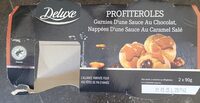 PROFITEROLES Nappées d'une sauce au caramel au beurre salé