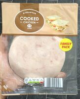 Cooked chicken slices