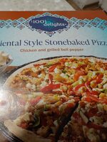 Steinofenpizza orientalischer Art