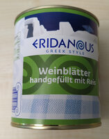 Weinblätter gefüllt mit Reis