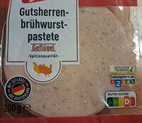 Geflügel-Gutsherrenbrühwurstpastete, grob