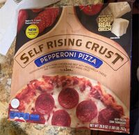 Self riding crust pepperoni pizza