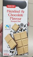 Hazelnut &chocolate flavoir nougat bar