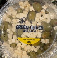 Olive verdi con formaggio