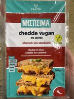 Cheddar vegan slices