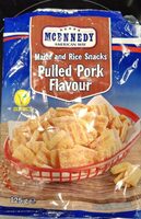 VEGAN MCENNEDY Mais-Reis-Snacks Pulled Pork-Geschm