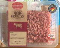 Frisches rinderhackfleisch