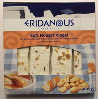 Soft Nougat mit Erdnüssen und Orangen