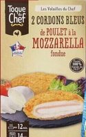 Cordons bleus de poulet à la mozzarella