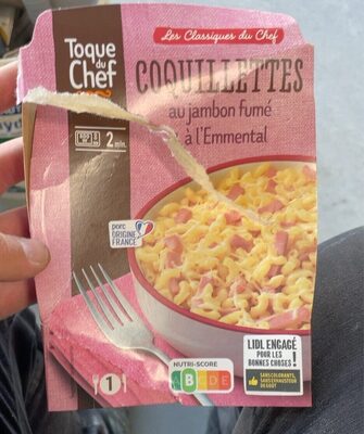 Coquillettes au jambon fumé et a l’emmental