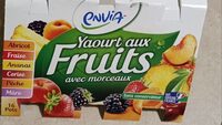 Yaourt aux fruits avec morceaux