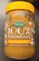 100% pindakaas met stukjes pinda