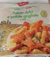Patate dolci e patate grigliate