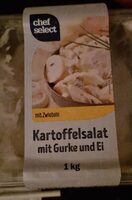 Kartoffelsalat mit Gurke und Ei