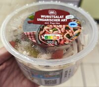 Wurstsalat Ungarisch Art mit Paprika