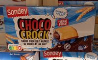 Choco Crock barre chocolat nappée de chocolat au lait