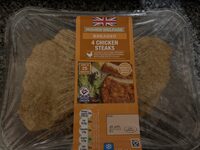 Breaded 4 Chicken Steaks
