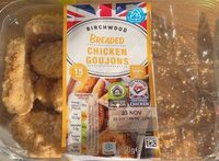 Bread chicken goujons