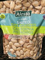 Salted dry roasted california pistachios