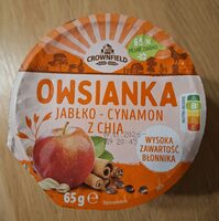Owsianka jabłko-cynamon z chia