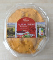 Feuriger Grieche Käsezubereitung