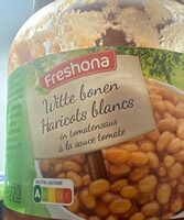 Witte bonen Haricots blancs in tomatensaus à la tomate