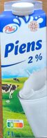 Piens 2%