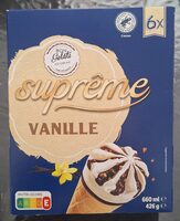 Suprême Vanille Ice Cream Cones