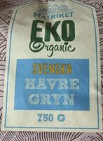 Svenska havregryn, eko organic