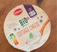 Bio organic cottage cheese free from lactose