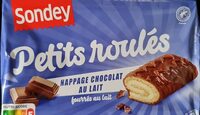 Biscuits roulés fourrés au lait