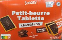 Petit beurre tablette chocolat noir