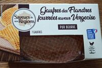 Gaufres des Flandres fourrées saveur vergeoise