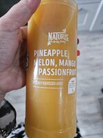 Pineapple melon mango passionfruit smoothie