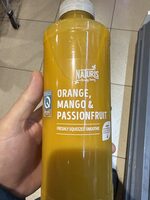Smoothie sinaasappel mango passievrucht