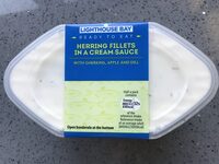 Herring Fillets in cream sauce