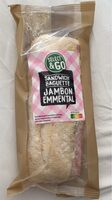 Sandwich baguette jambon emmental
