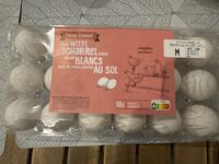 Oeufs poule élevées au sol